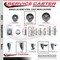 Service Caster 4 Inch Semi Steel 12 Inch Threaded Stem Caster with Brake SCC-TS20S414-SSS-PLB-121315 - alternate 3
